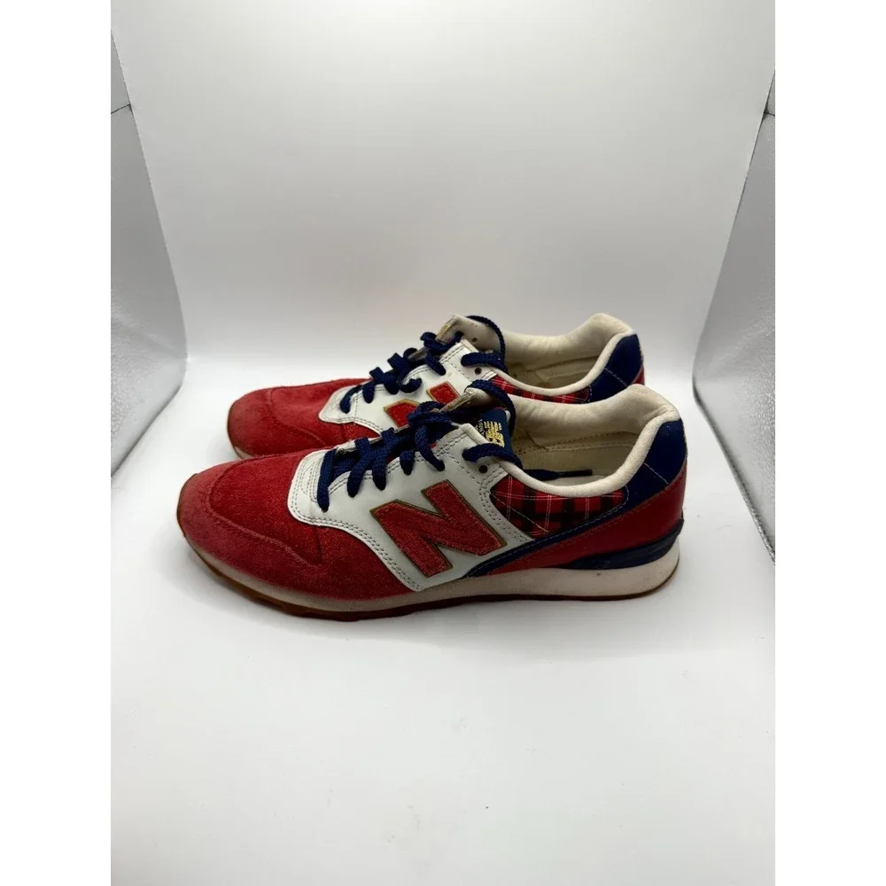 New Balance 996 Series WR996CC Women 8 D Sneaker Red Suede Low Top Lace Up Shoes